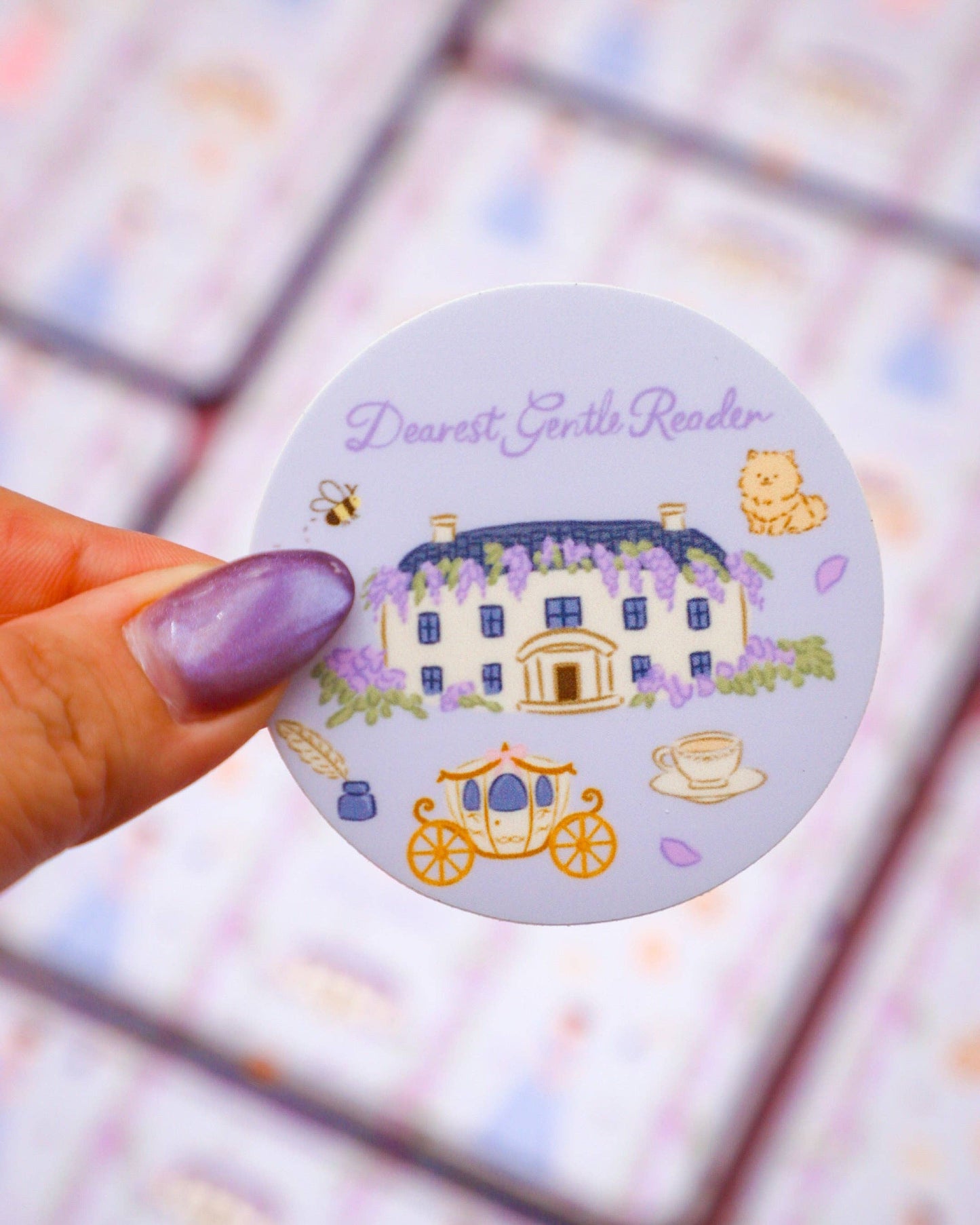 Dearest Gentle Reader Sticker