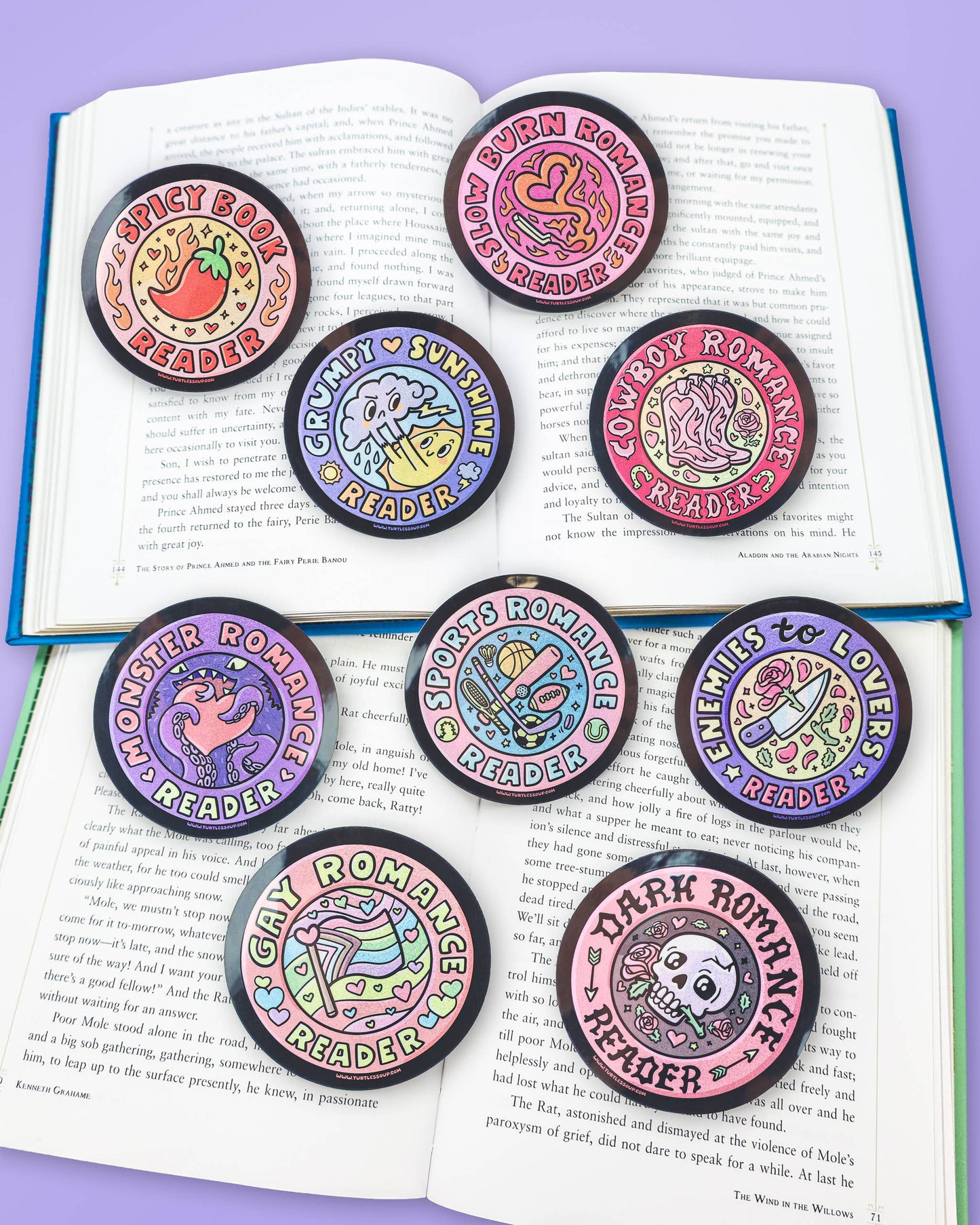 Dark Romance Reader | Bookish | Holo | Vinyl Sticker