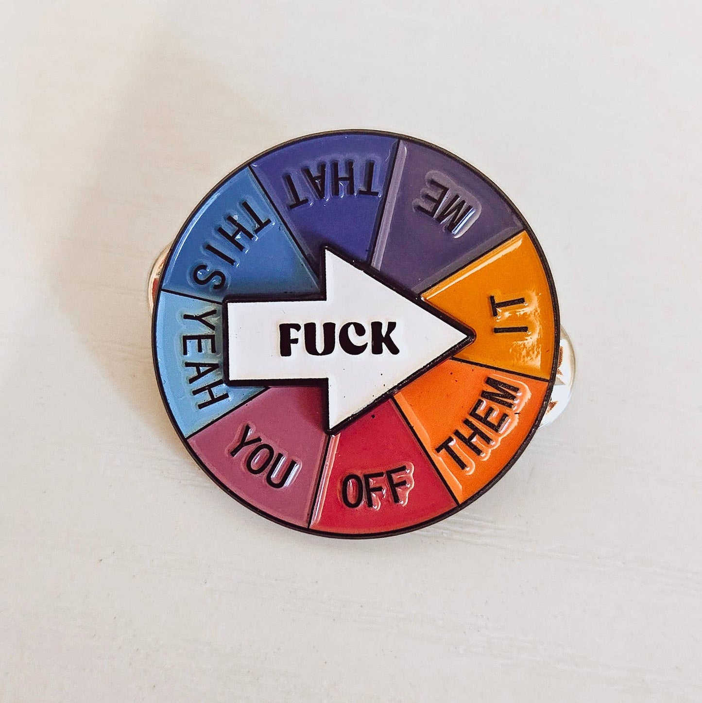 Pin: Fuck Spinning Mood & Funny Interactive Pin