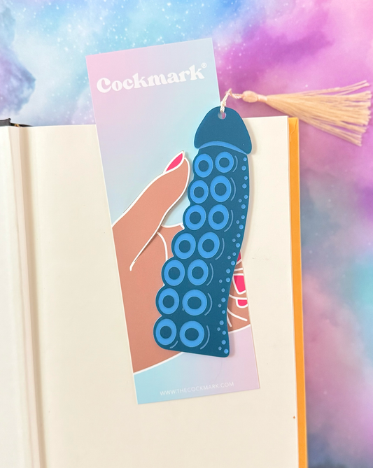 Coctopus Cockmark Bookmark - Teal