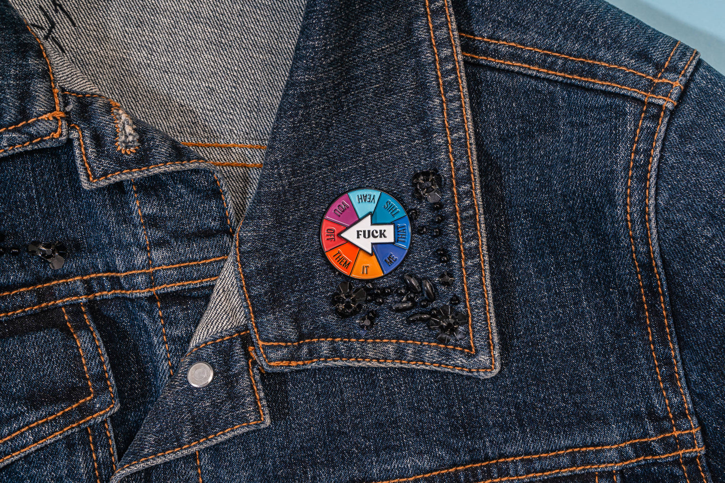 Pin: Fuck Spinning Mood & Funny Interactive Pin