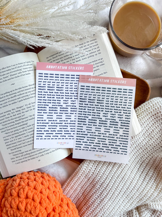 Annotation Sticker Sheet