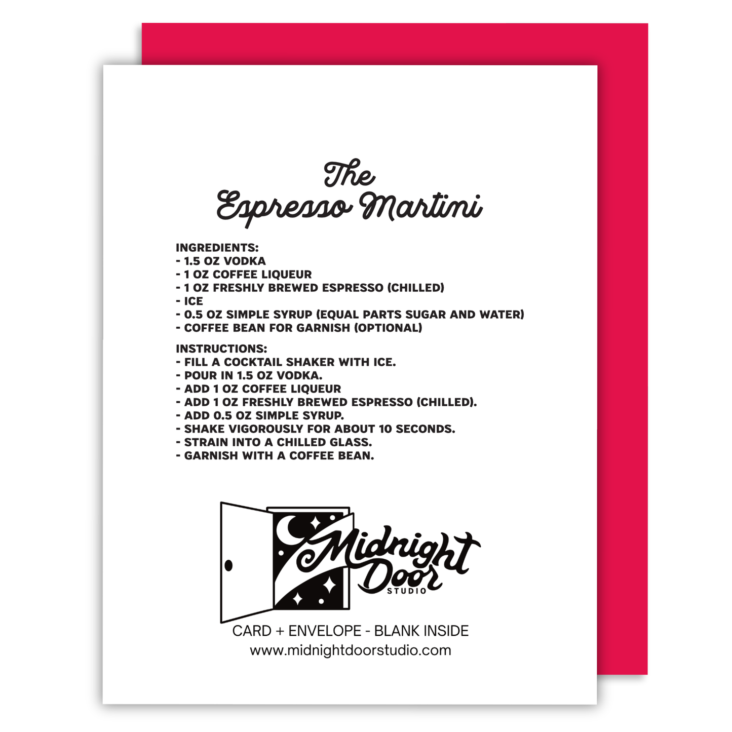 Words Can't Espresso How Much I Love You Greeting Card