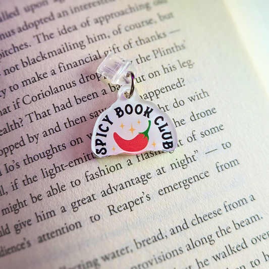 Spicy Book Club Plug Charm