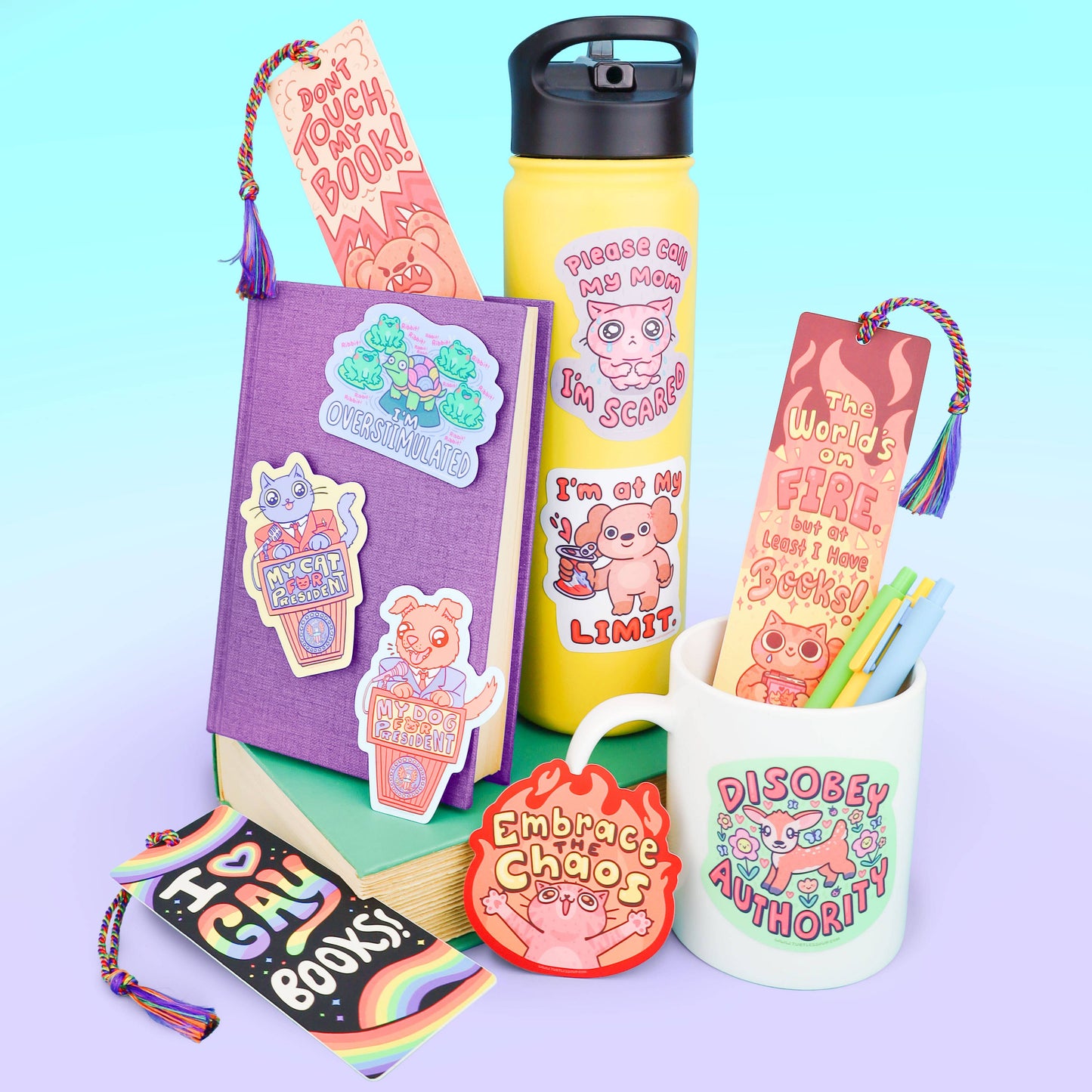 Don’t Touch My Book, Bookmark with Tassel