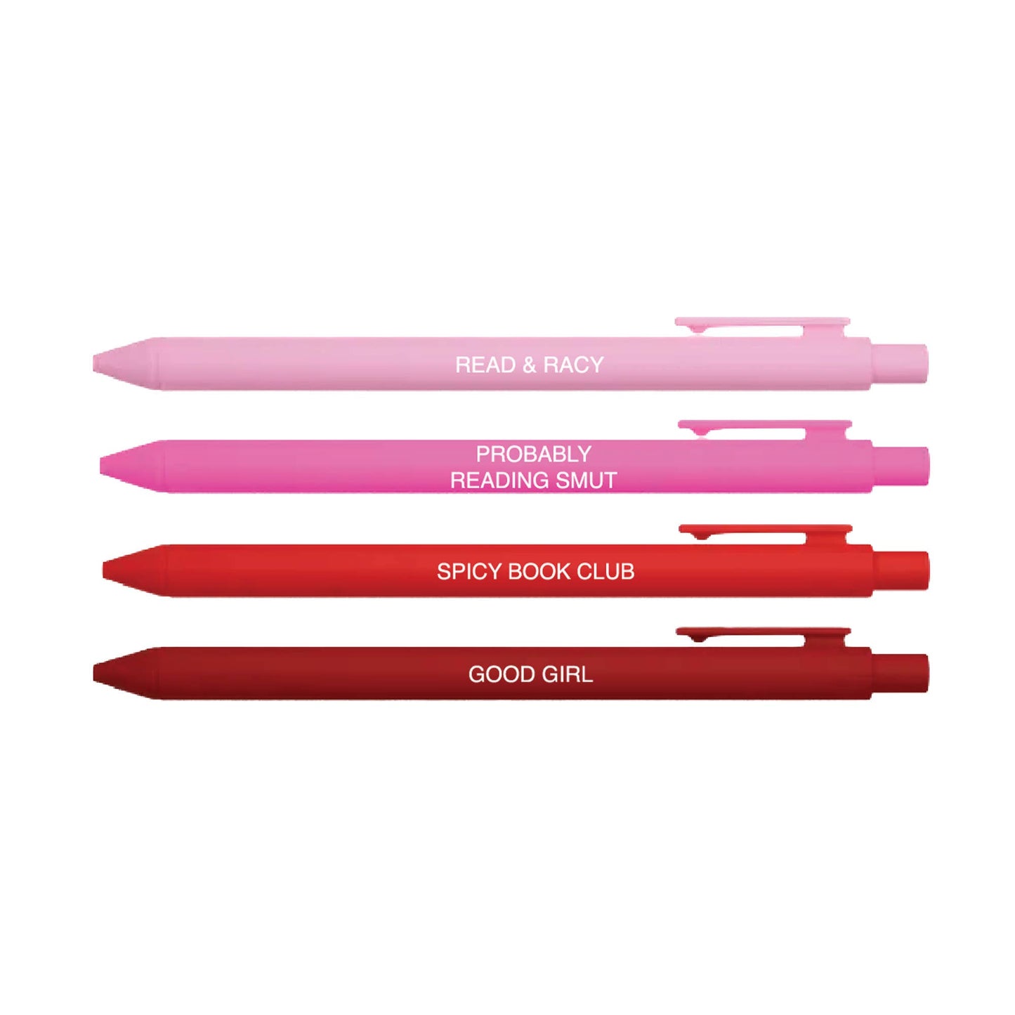 Spicy Book Club Pen Set β Set of 4