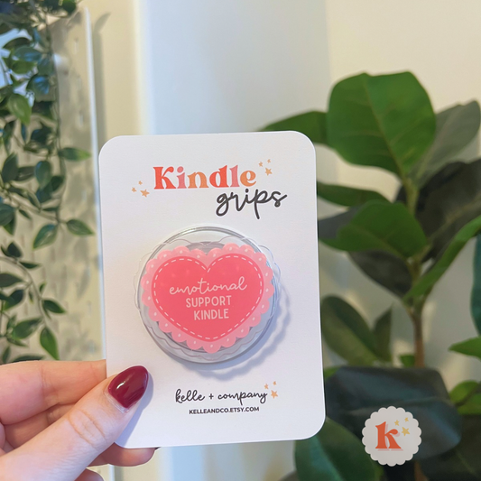 Emotional support kindle grip | coquette kindle grip | kobo