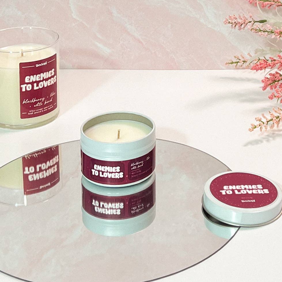 Enemies to Lovers Candle - 4oz Book-Inspired Coconut Wax