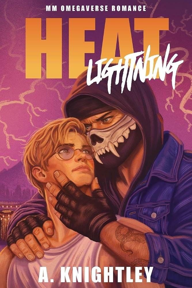Heat Lightning: A Dark MM Omegaverse Romance (Masked Mates) cover image