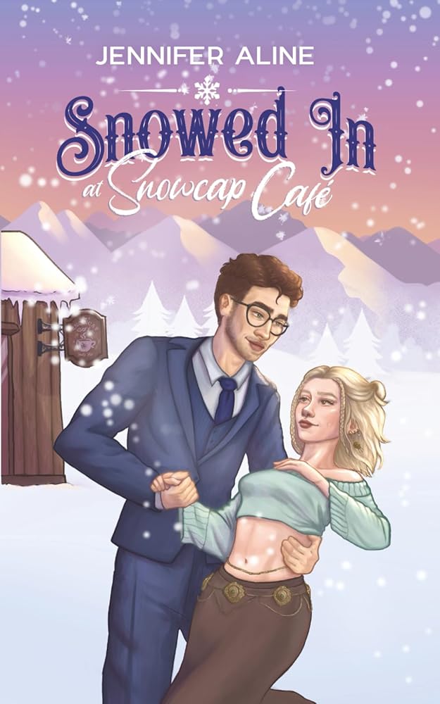 Snowed In at Snowcap Cafe: A Forced Proximity, Opposites Attract Romance Novella cover image
