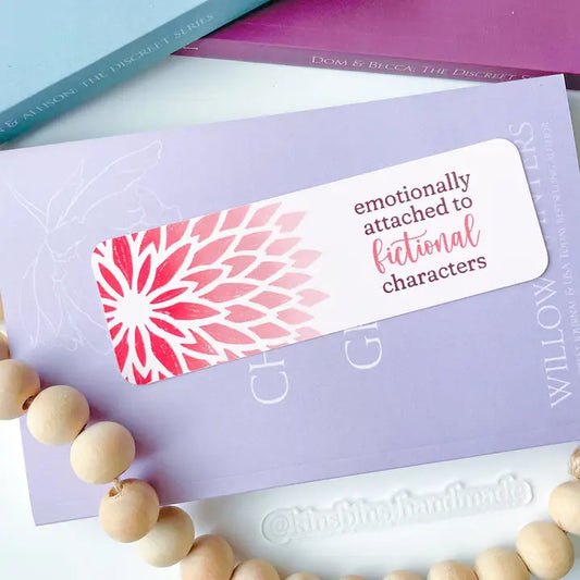 Emotionally Attached To Fictional Characters - Paper Bookmark