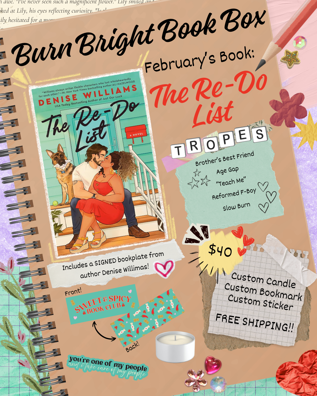 Monthly Burn Bright Book Box