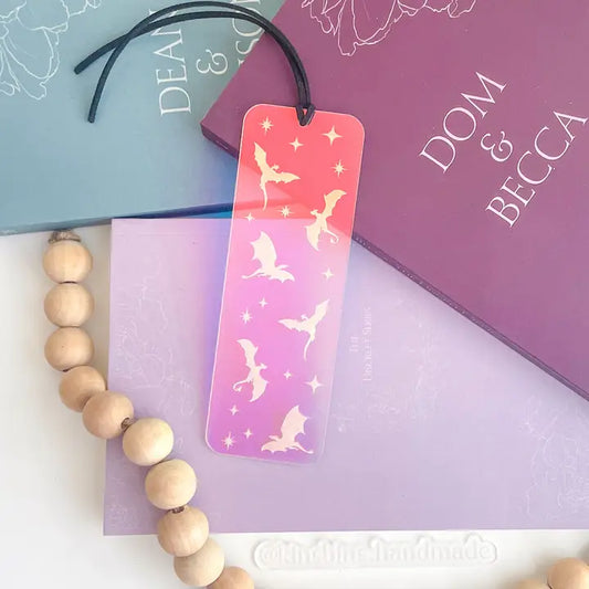 Dragons -  Iridescent Acrylic Bookmark