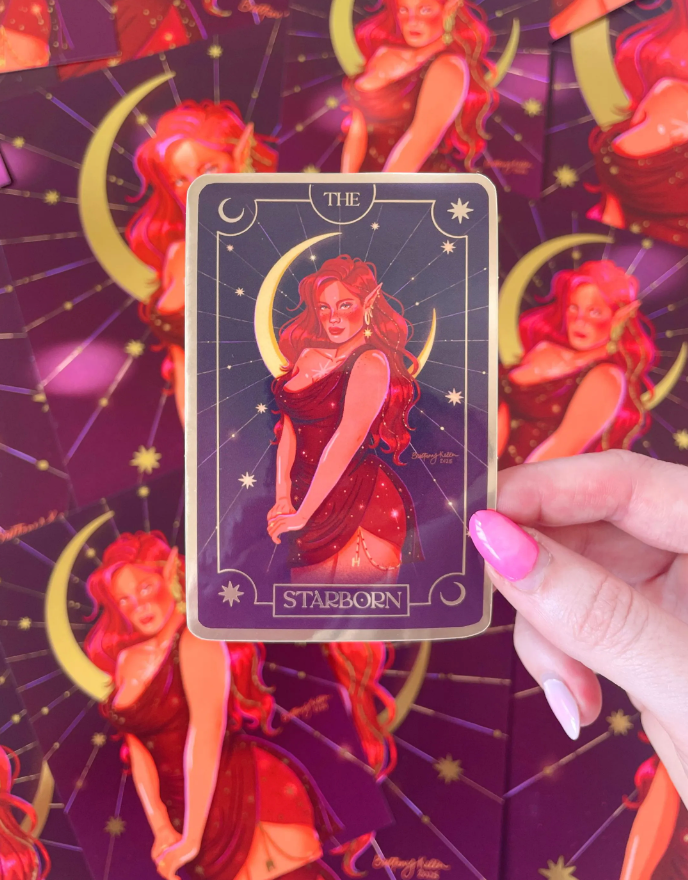 Bryce Tarot Card Sticker