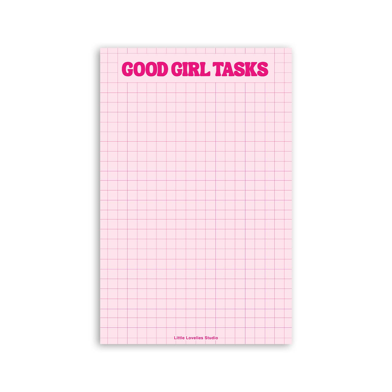 Good Girl Tasks Notepad | Funny Bookish Stationery