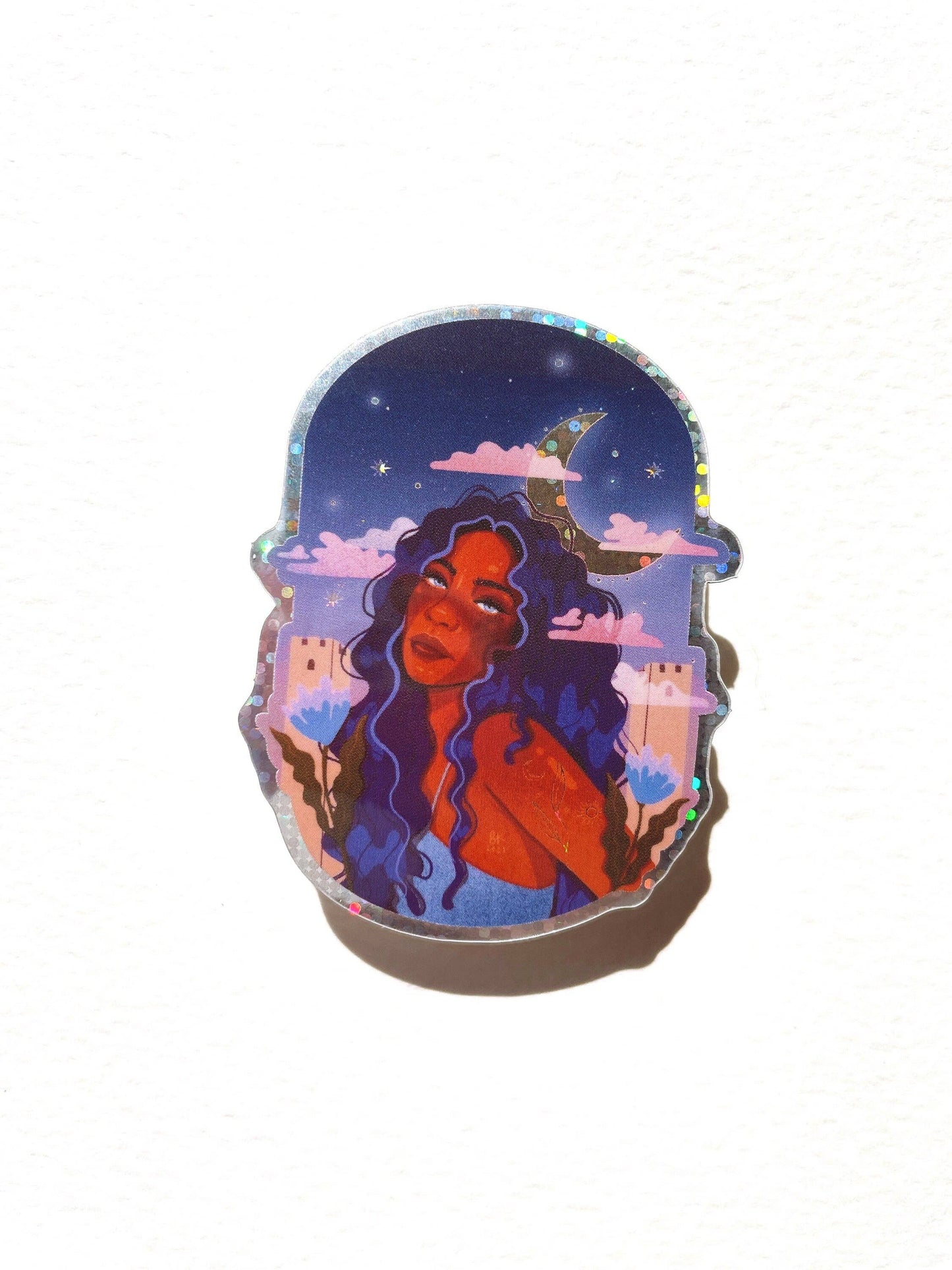 The Moon Sticker