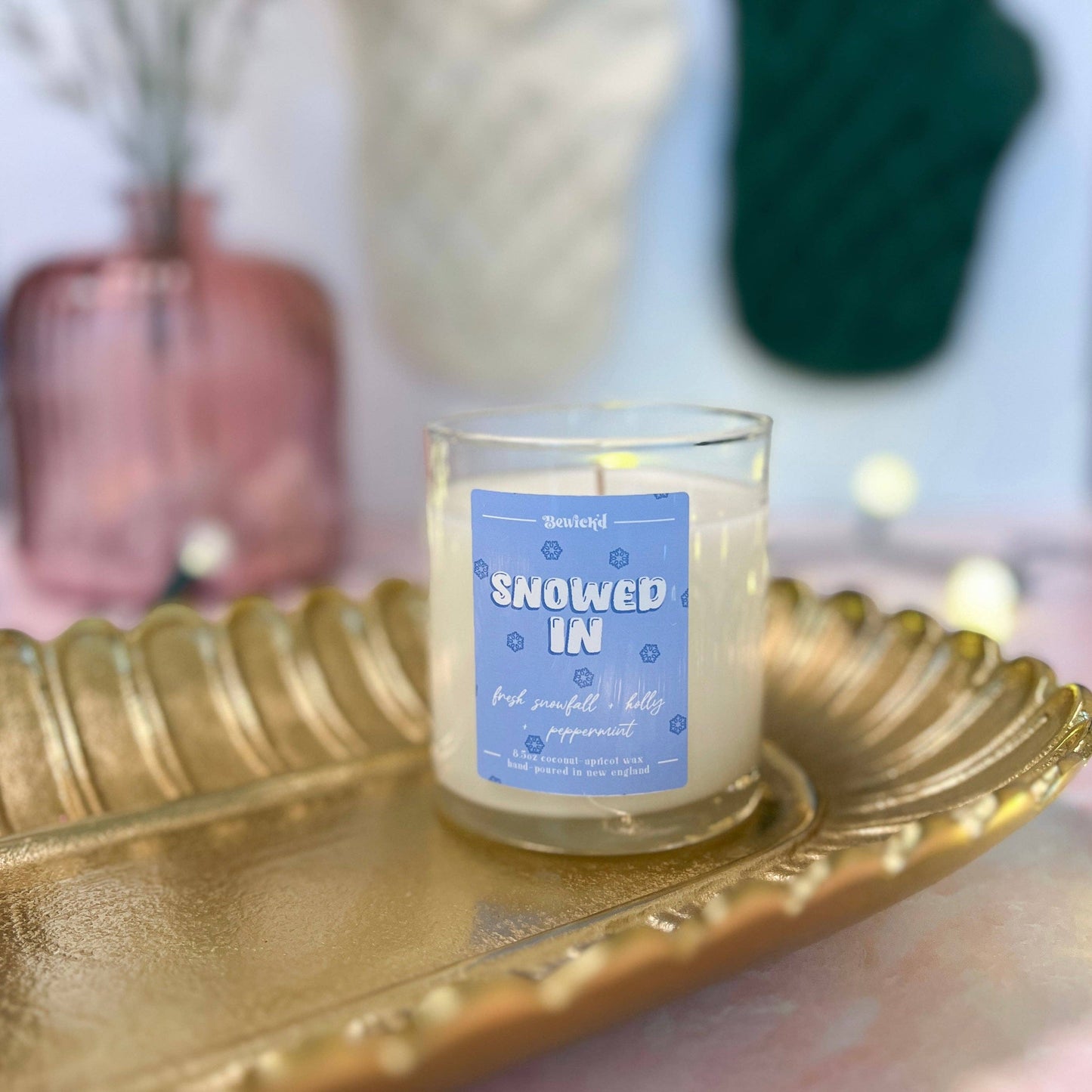 Snowed In Candle - Book-Inspired Luxury Scented Candle