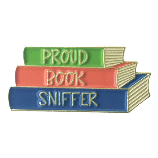 Proud Book Sniffer Enamel Pin