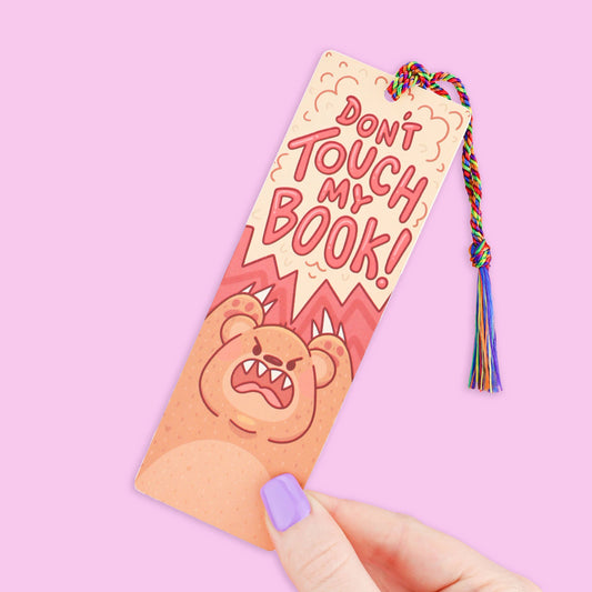Don’t Touch My Book, Bookmark with Tassel