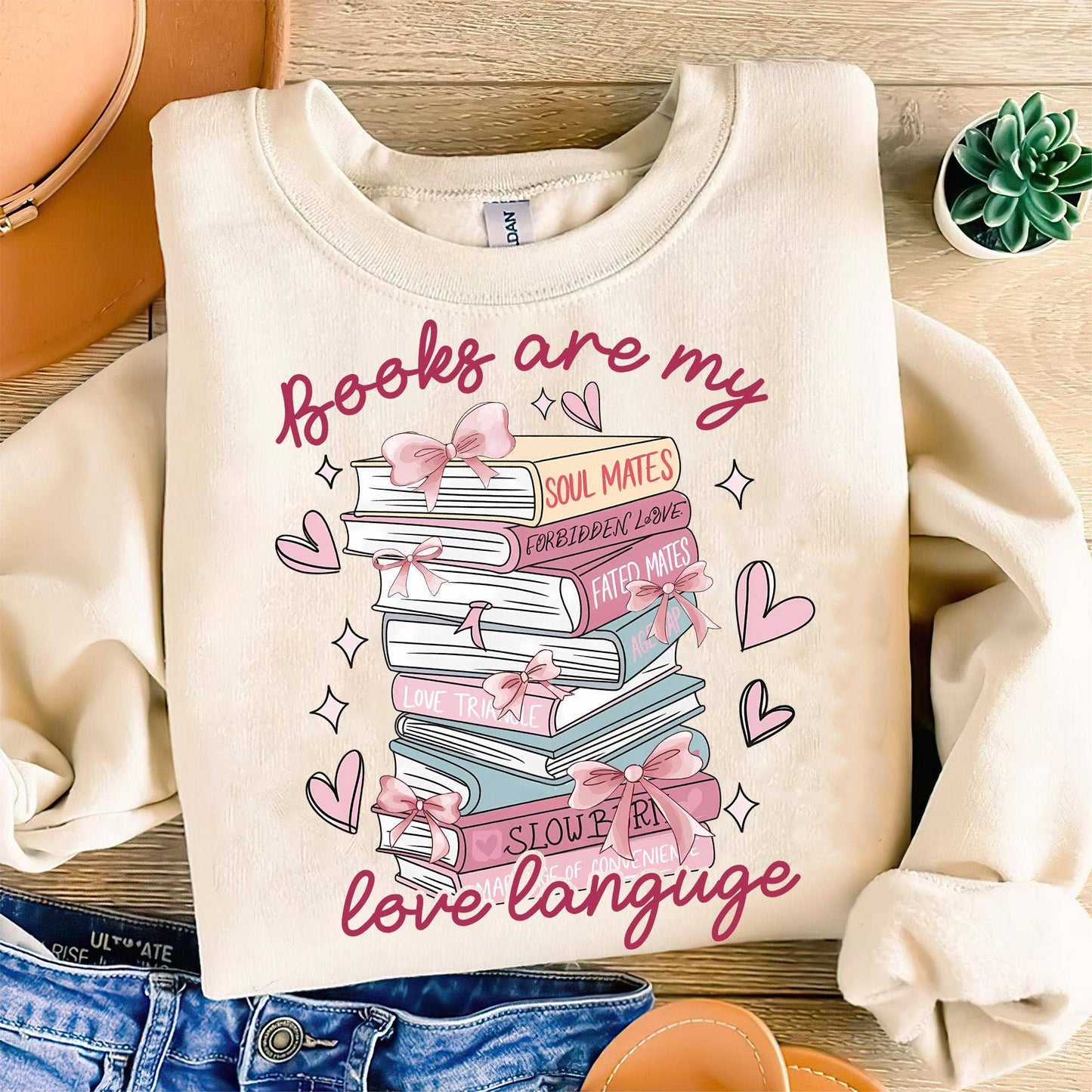 Books Are My Love Language Sweatshirt