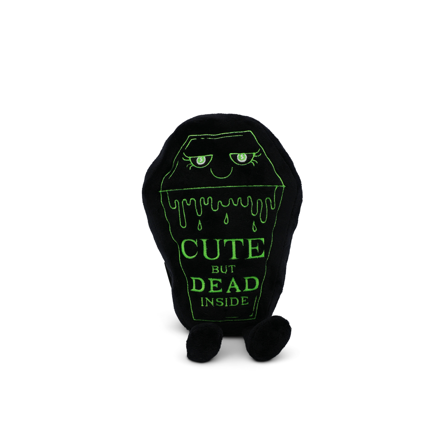 “Cute But Dead Inside” Coffin Horror Halloween Plushies
