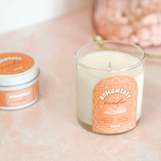 Romantasy Reader Candle - Book-Inspired Luxury Coconut Apricot Wax