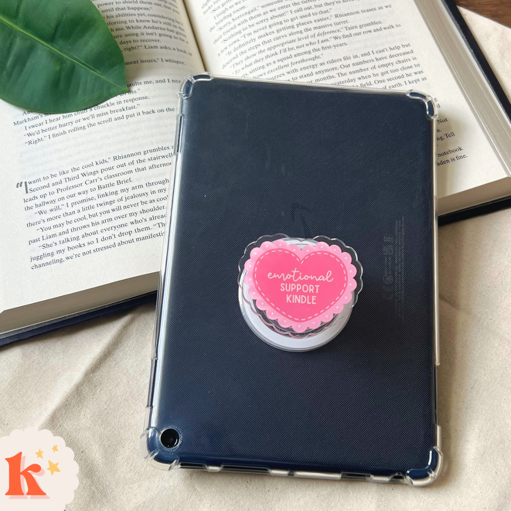 Emotional support kindle grip | coquette kindle grip | kobo