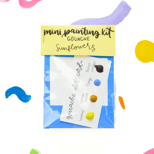 Mini Painting Kit- Sunflowers
