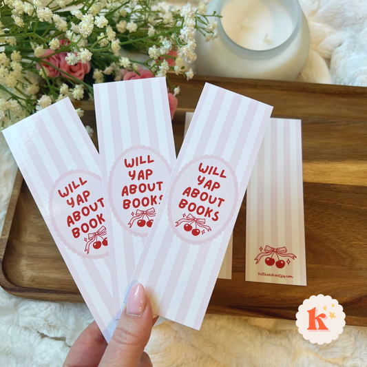 Will yap about books bookmark