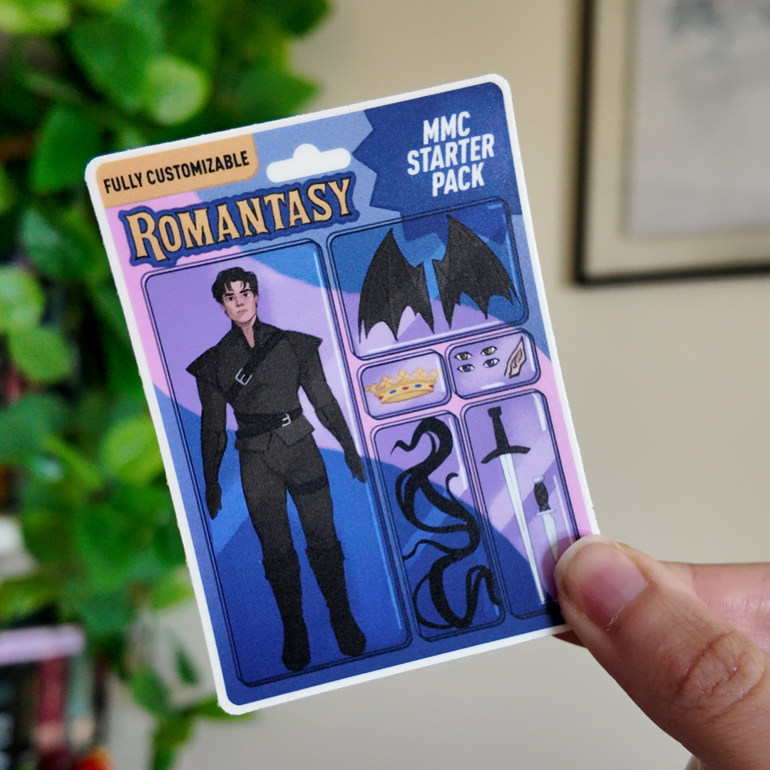 Romantasy MMC Starter Pack Bookish Sticker
