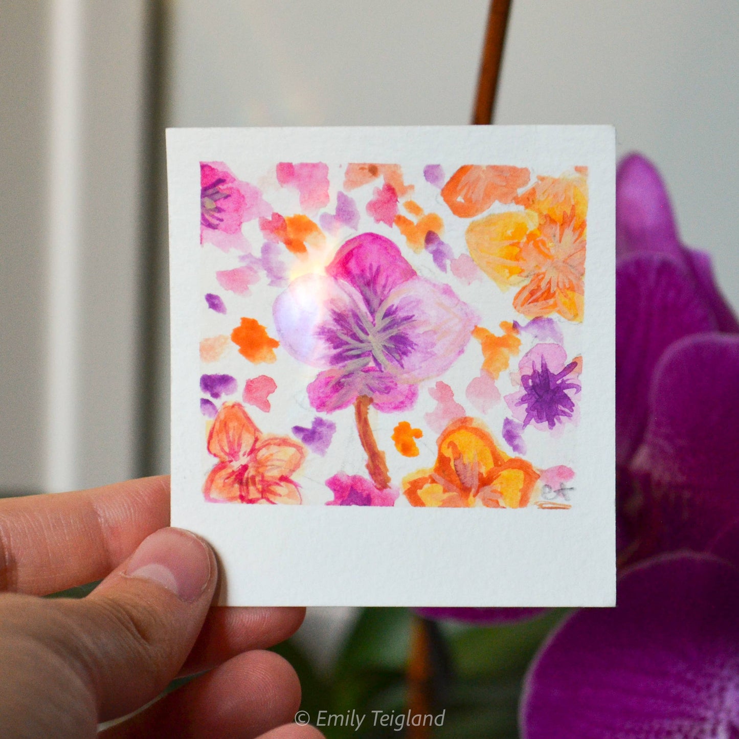 Mini Painting Kit- Orchids