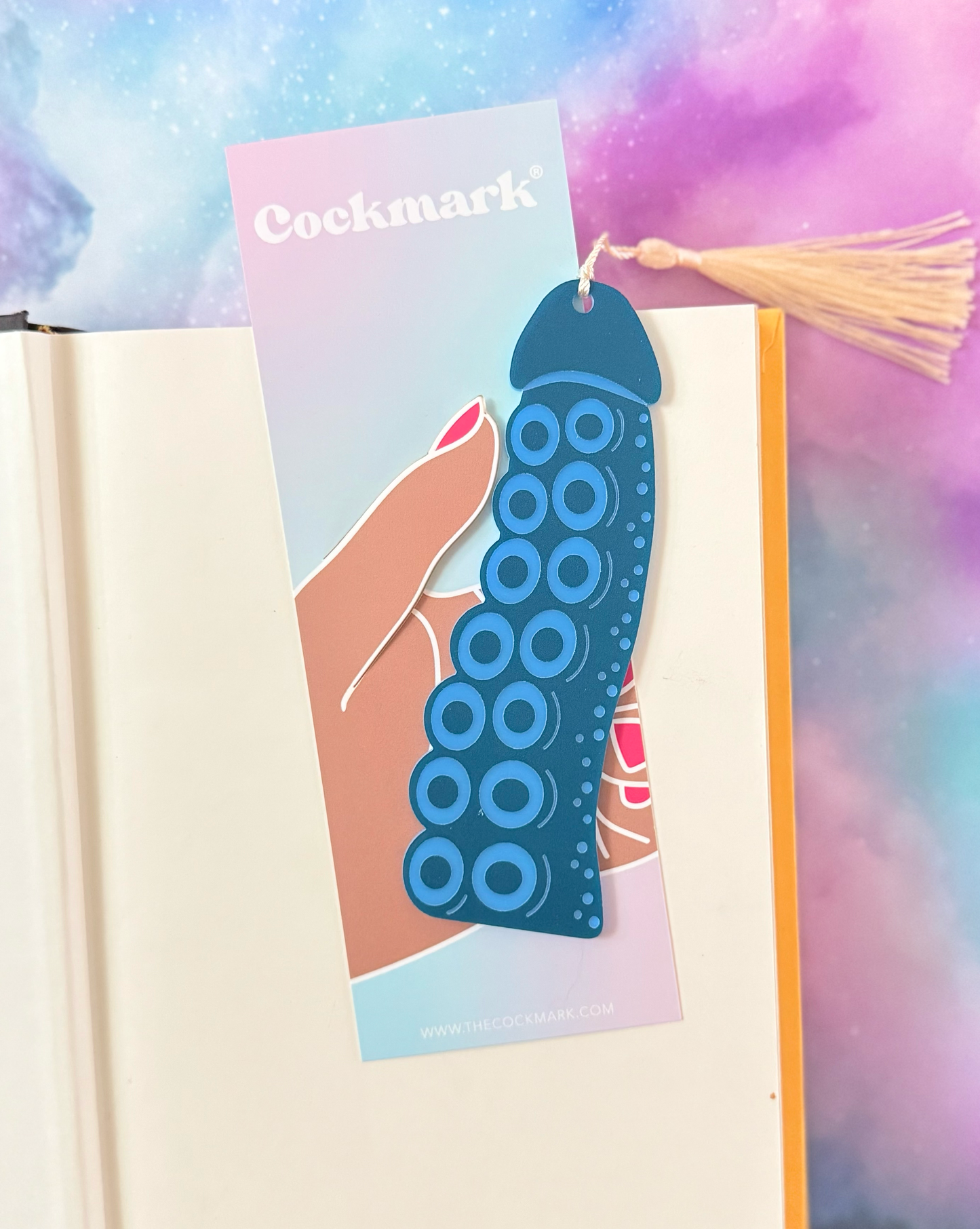 Coctopus Cockmark Bookmark - Teal