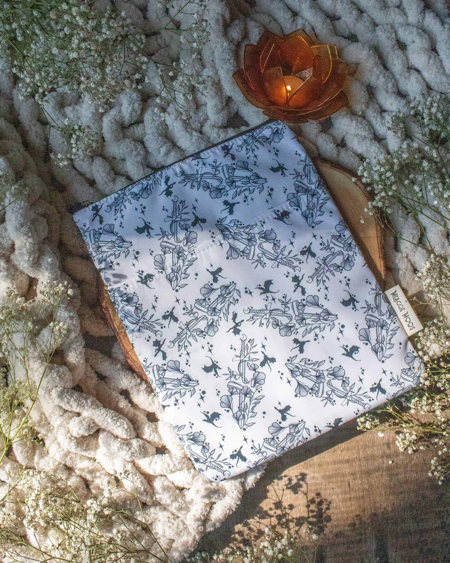 Book / Tablet Sleeve | Ivory Swords