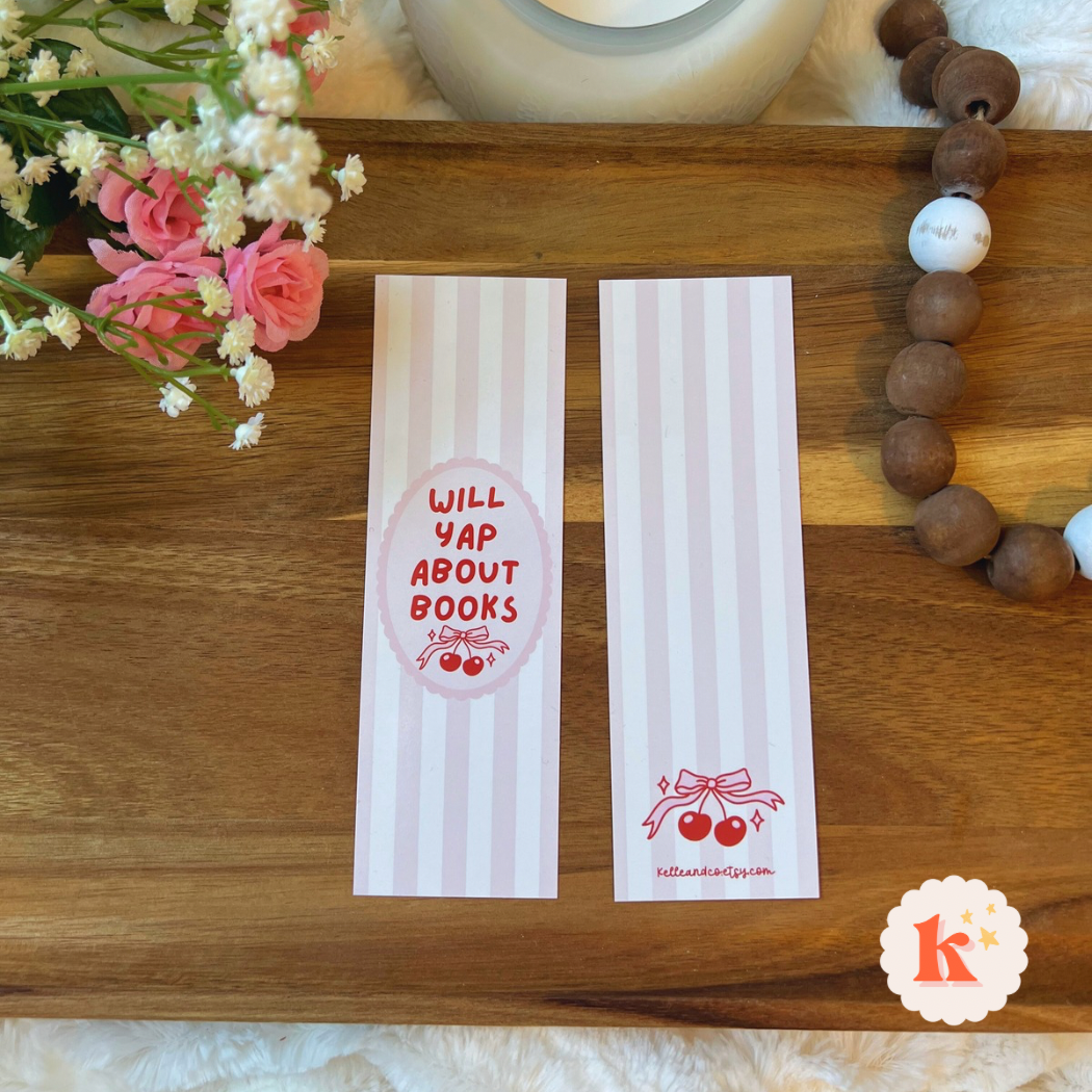 Will yap about books bookmark