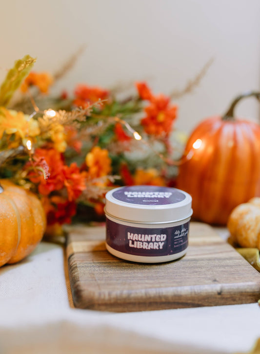HAUNTED LIBRARY - 4oz Fall Candle