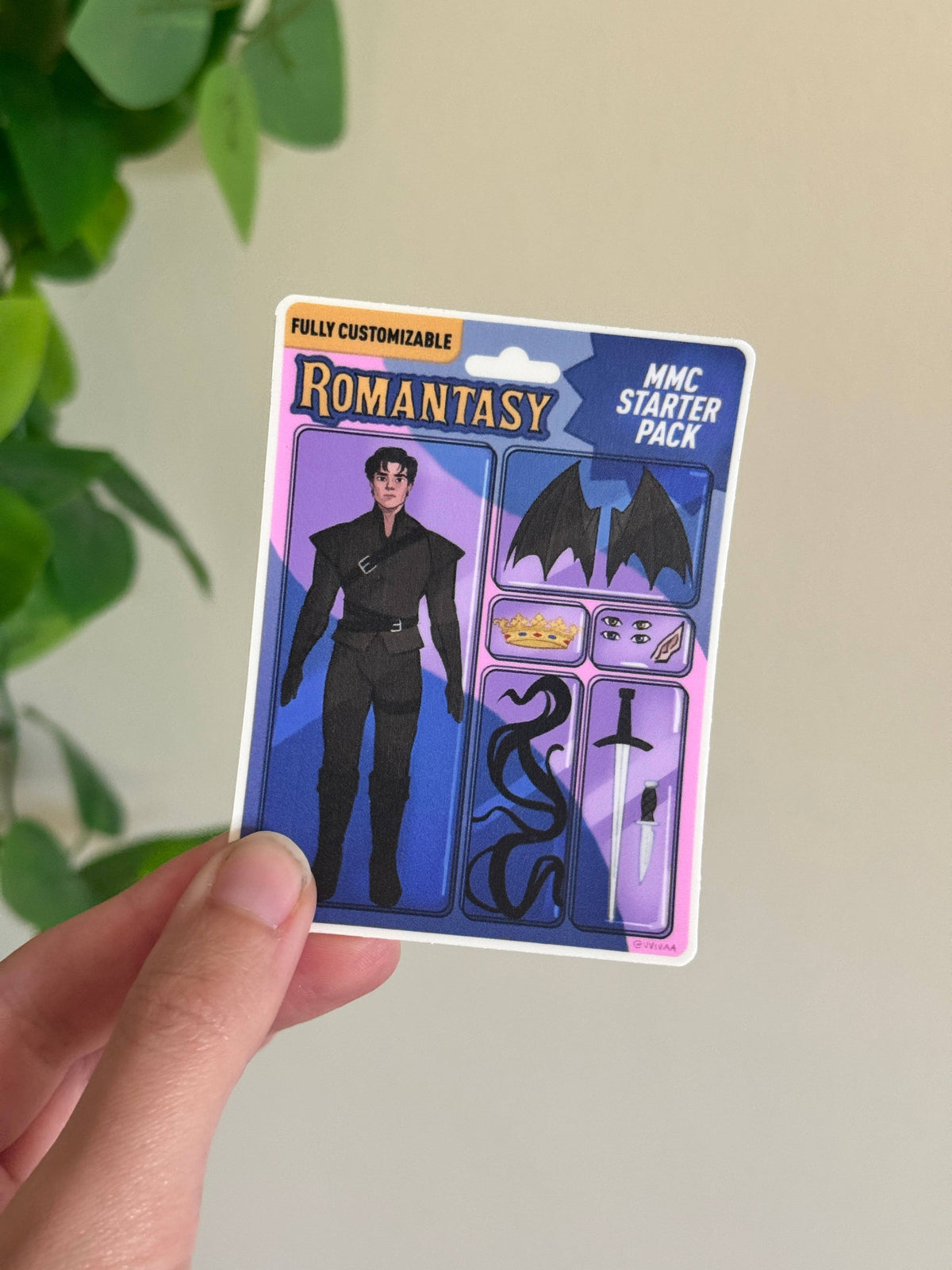 Romantasy MMC Starter Pack Bookish Sticker