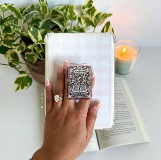 Storyteller Kindle Grip, Tarot Card Inspired E-Reader Holder