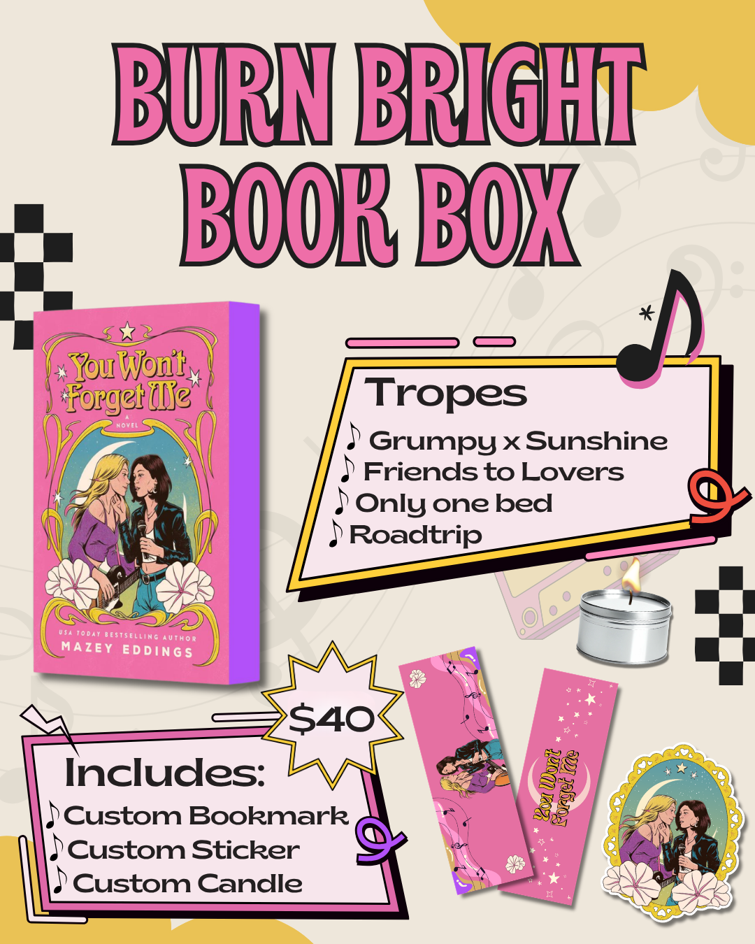 Monthly Burn Bright Book Box