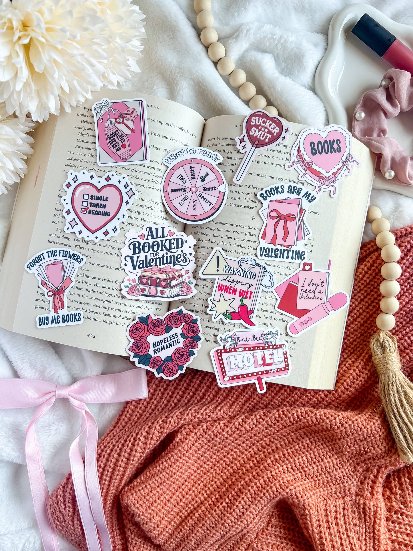 Smut Lollypop Sticker | Handmade Stickers | Valentine's Day Stickers | Bookish