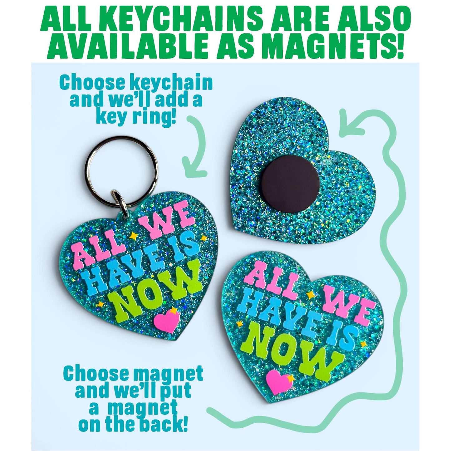 Buy Me Books and Tell Me I'm Pretty - Keychain or Magnet!