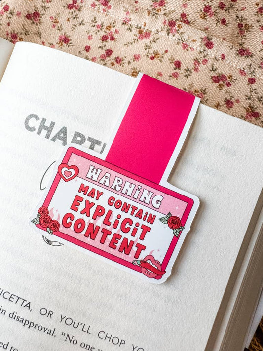 Explicit Content Magnetic Bookmark