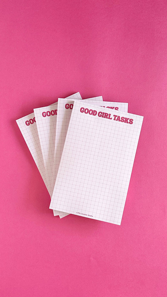 Good Girl Tasks Notepad | Funny Bookish Stationery