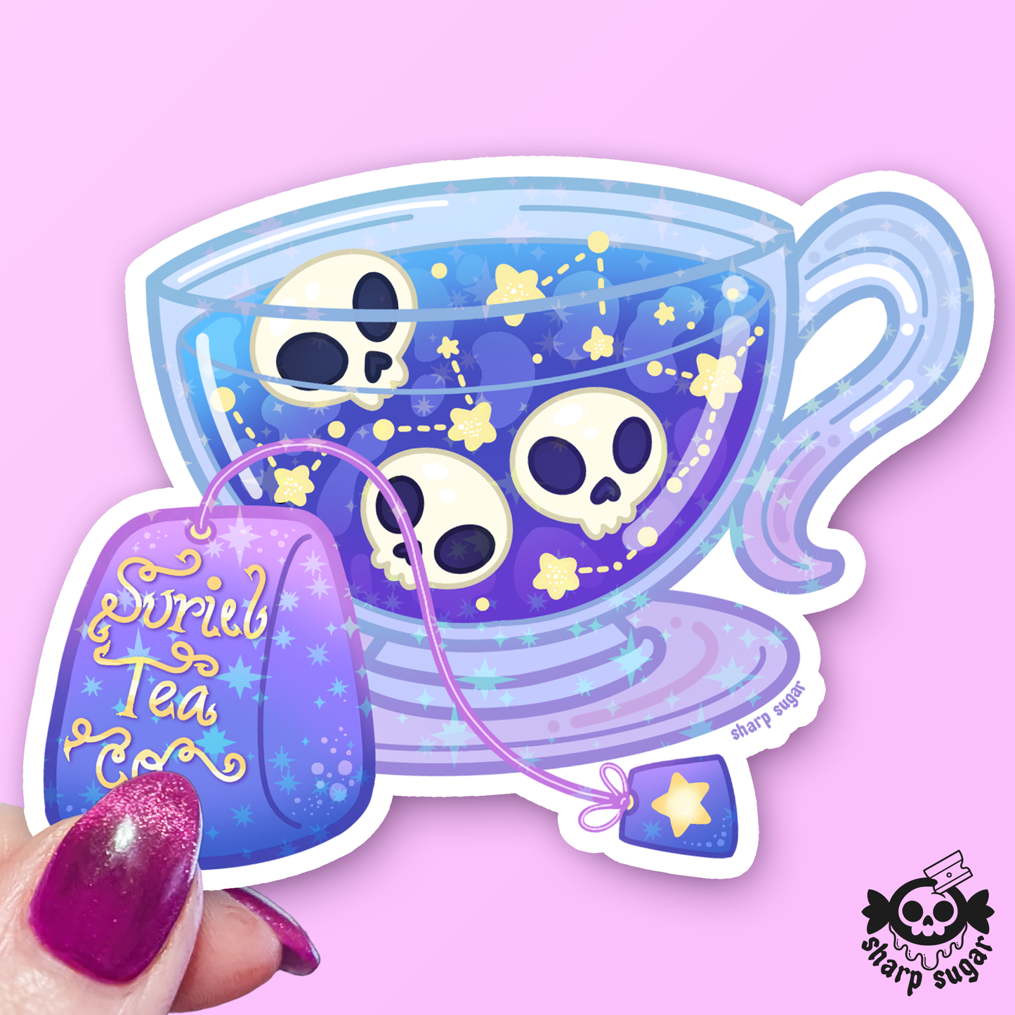 Suriel Tea ACOTAR Book Sticker