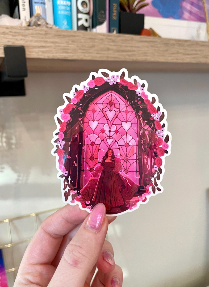 Romantasy Era Clear Back Sticker