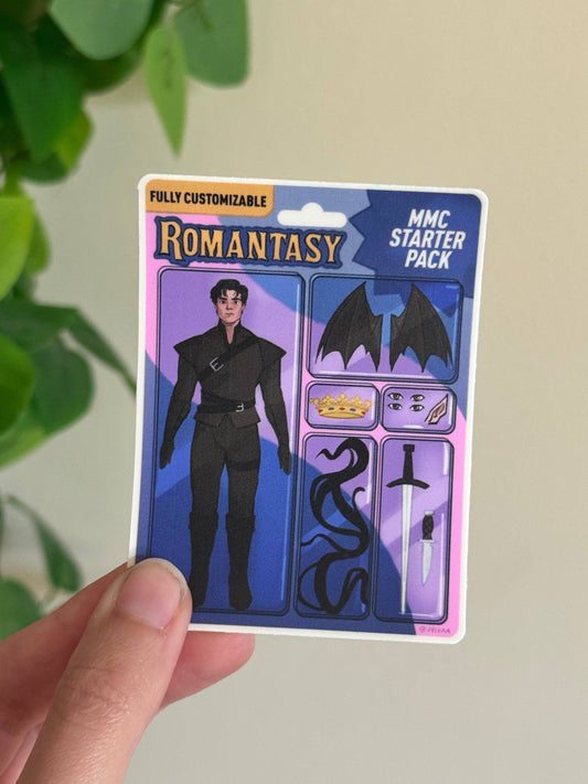 Romantasy MMC Starter Pack Bookish Sticker