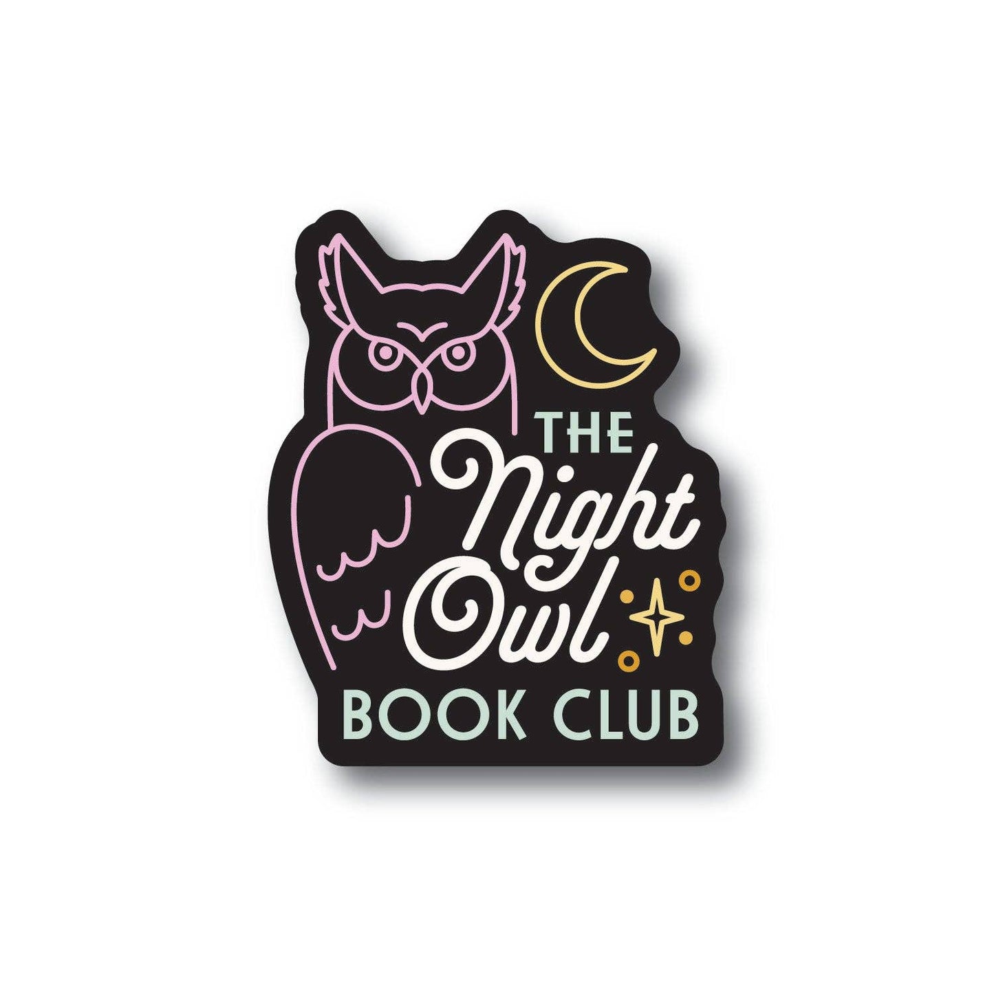 Night Owl Book Club Sticker