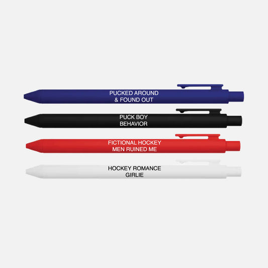 Hockey Romance Girlie Pen Set – Sports Romance Gift