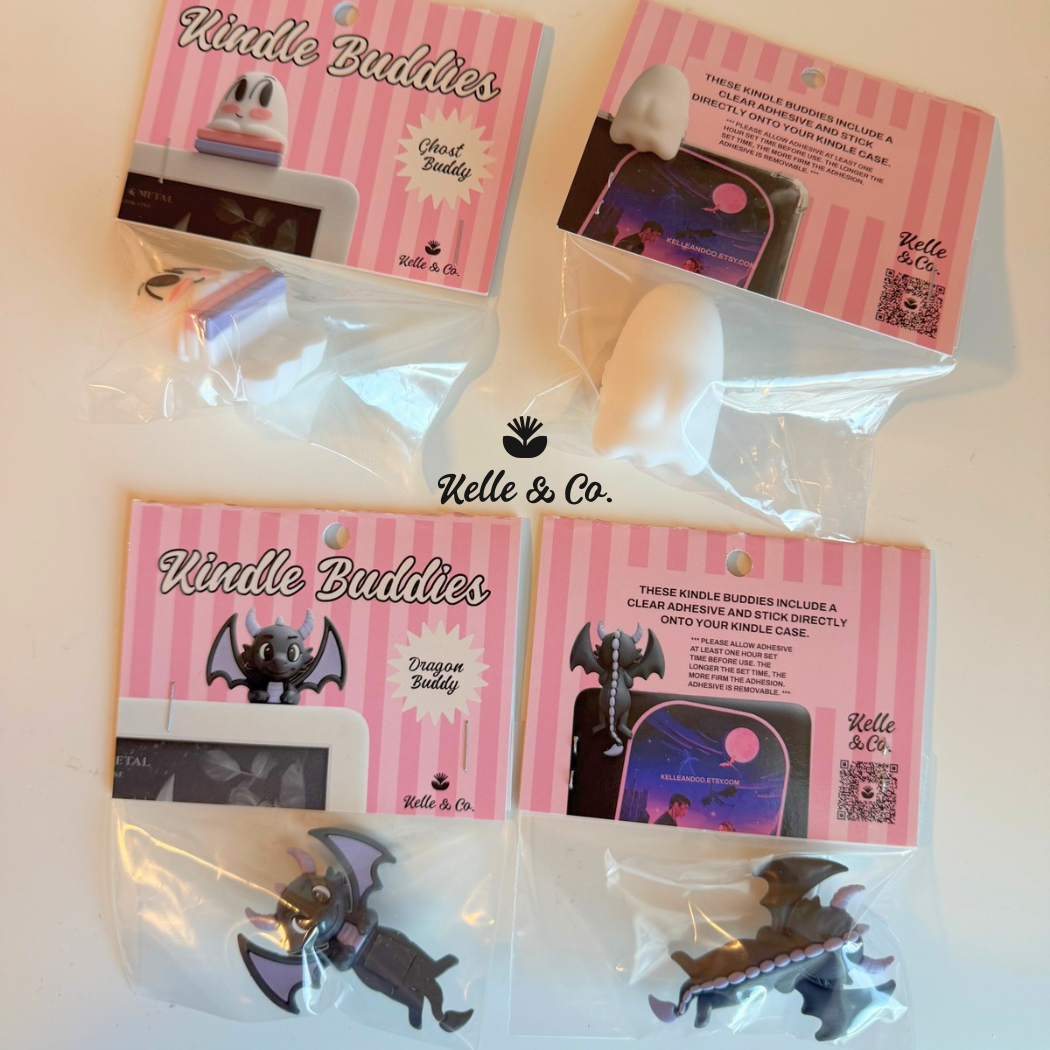 Ghost kindle buddy , kindle case accessory, bookish gift