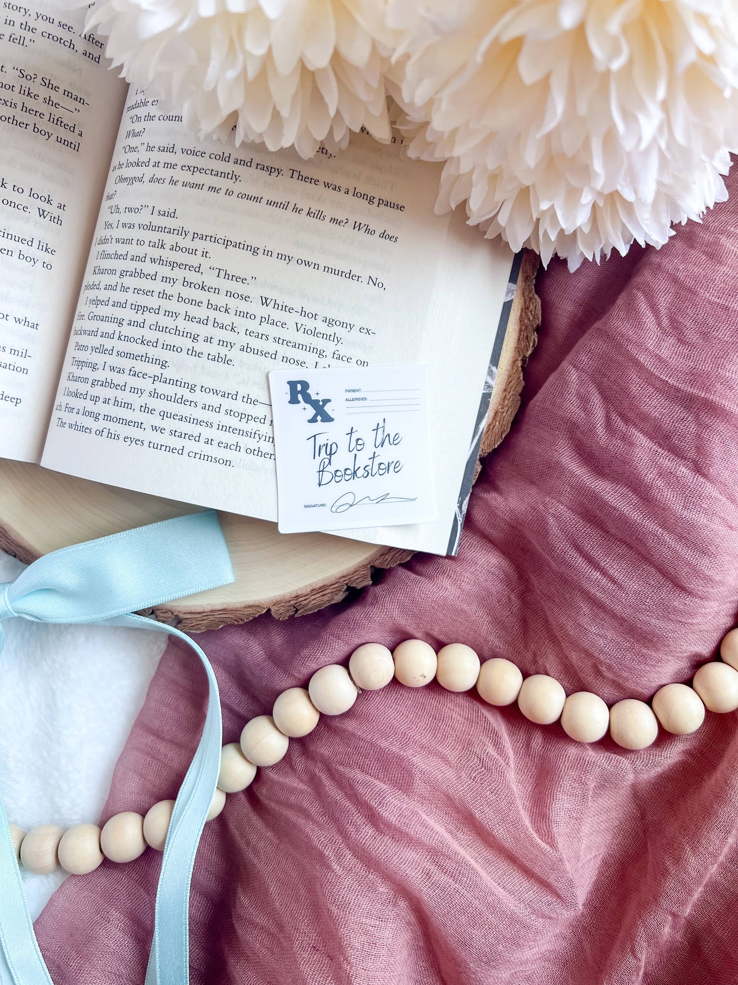 Bookstore RX Sticker | Handmade Stickers | Trendy Stickers