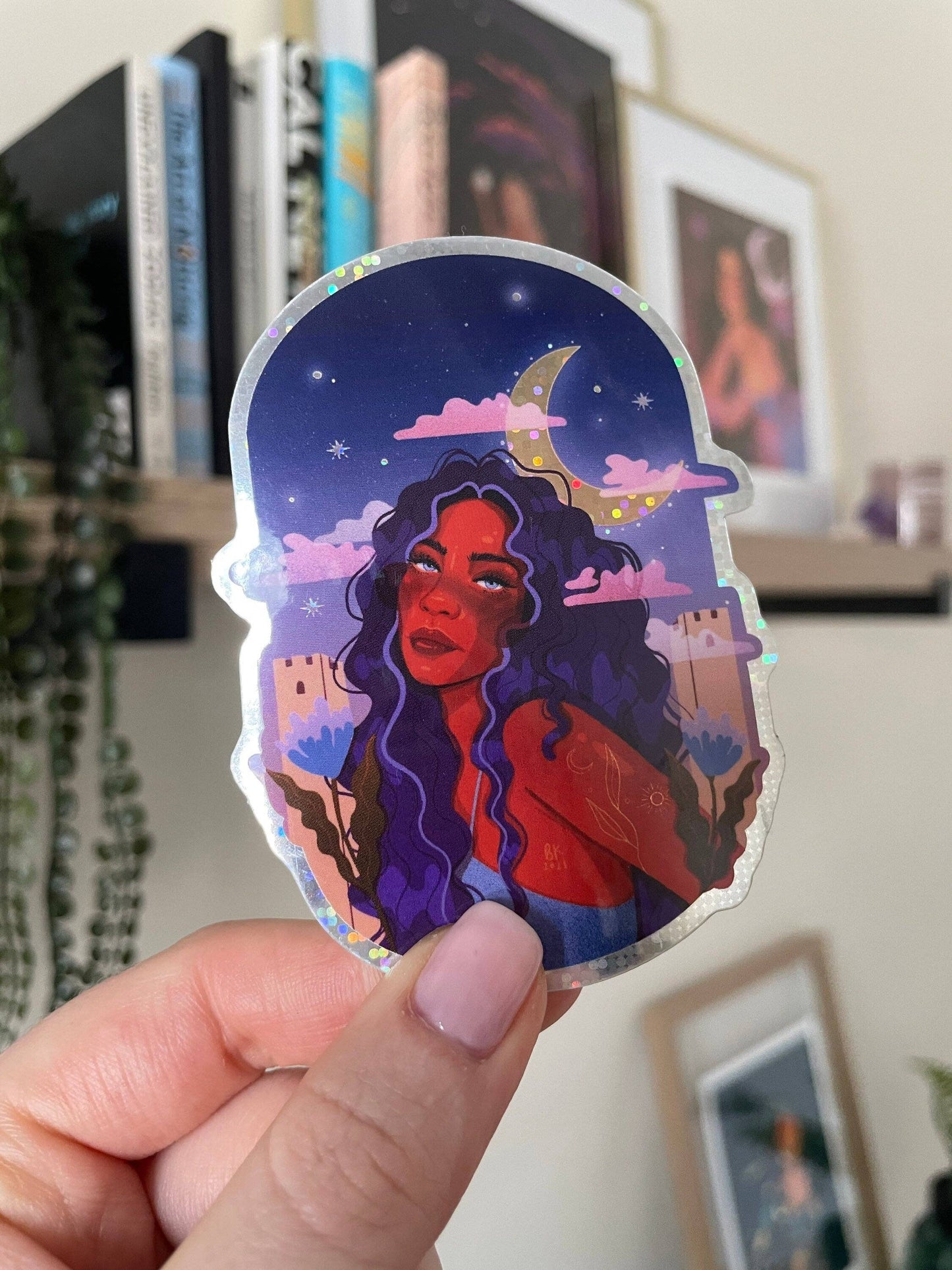 The Moon Sticker